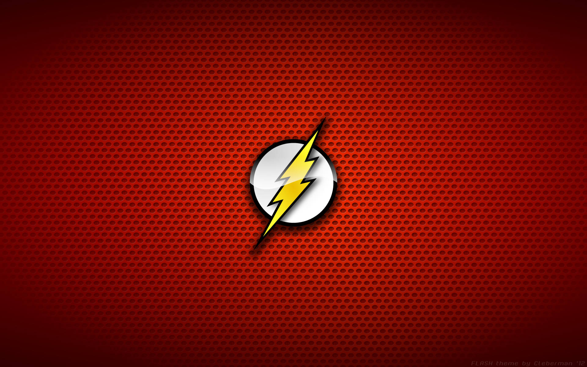 Minimalist Bolt Logo The Flash 4k Background