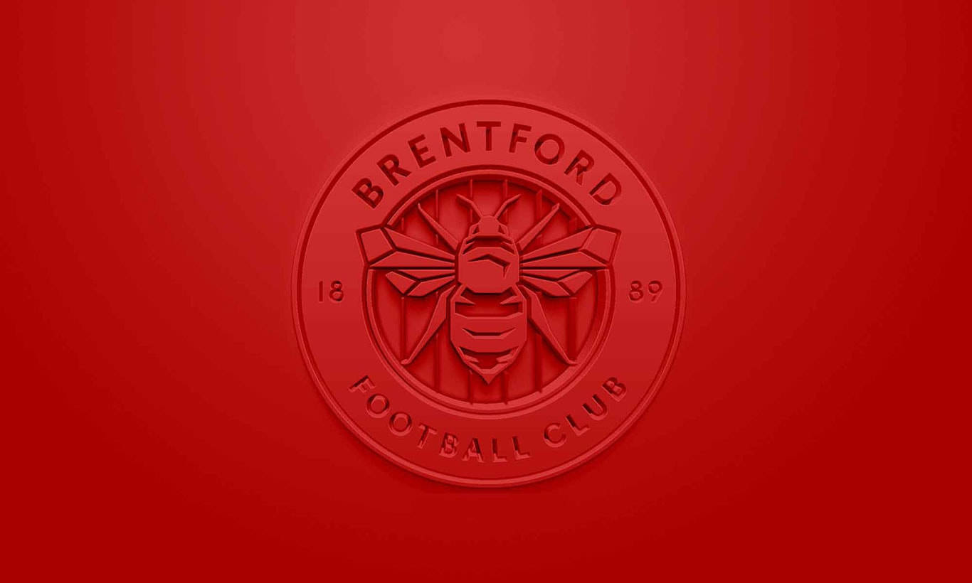 Minimalist Brentford Fc Club Logo Background