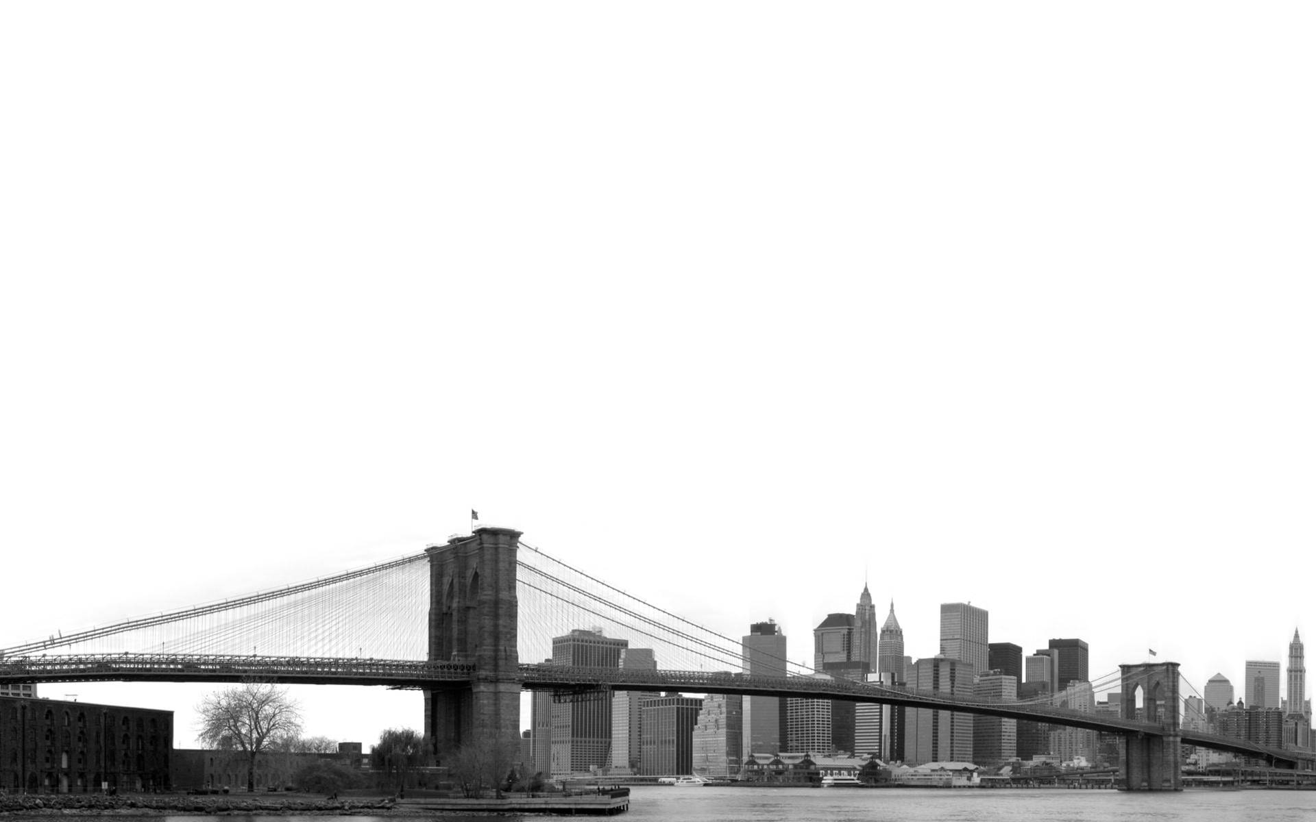 Minimalist Brooklyn Bridge