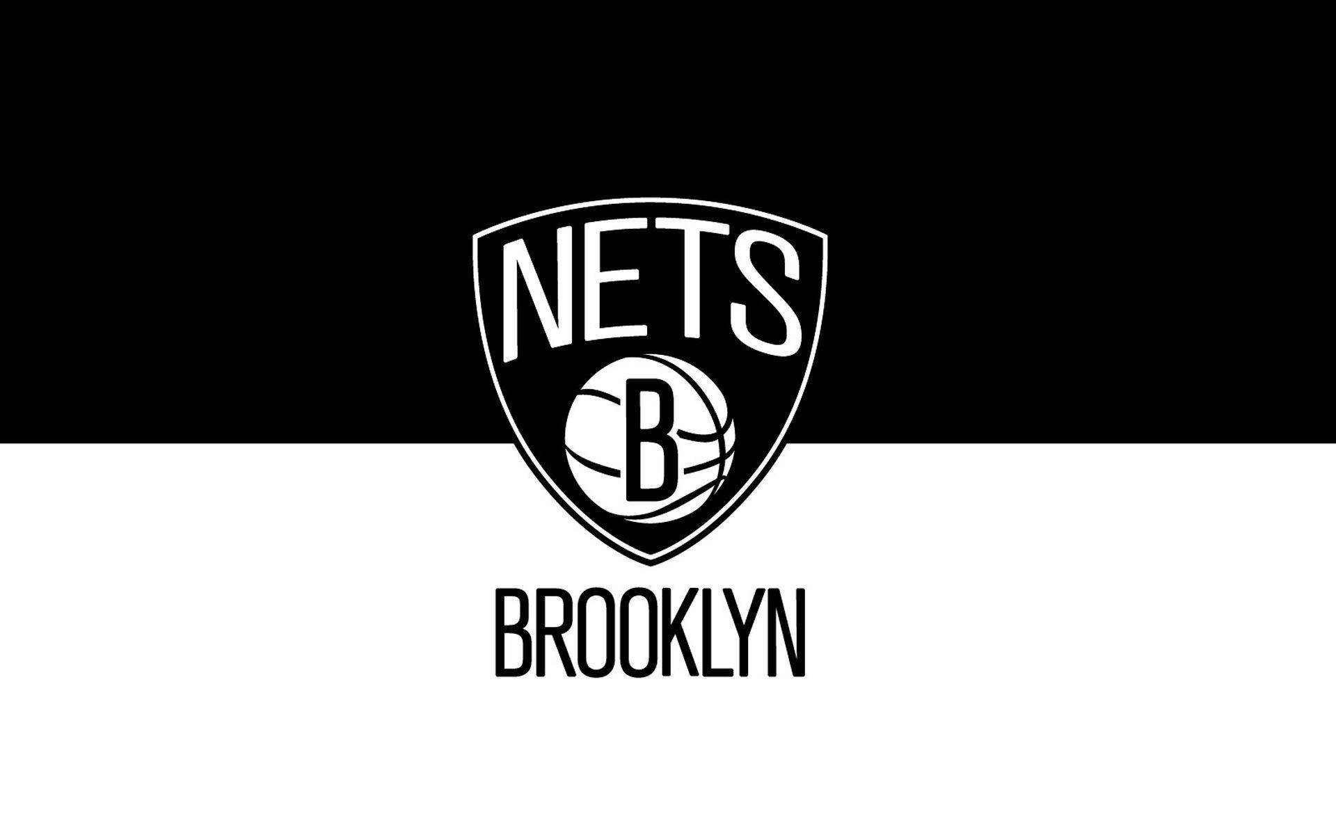 Minimalist Brooklyn Nets Logo Background