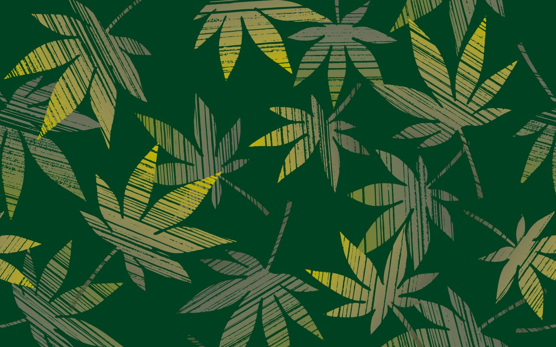 Minimalist Cannabis Art Background