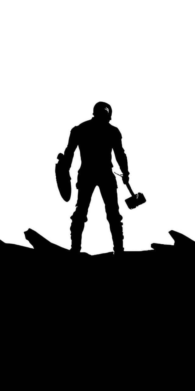Minimalist Captain America Worthy Background