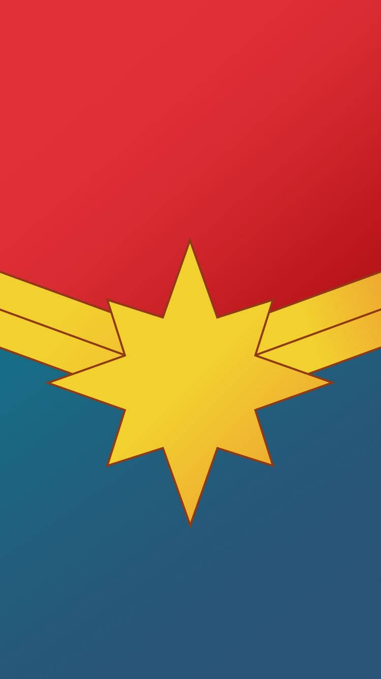 Minimalist Captain Marvel Logo