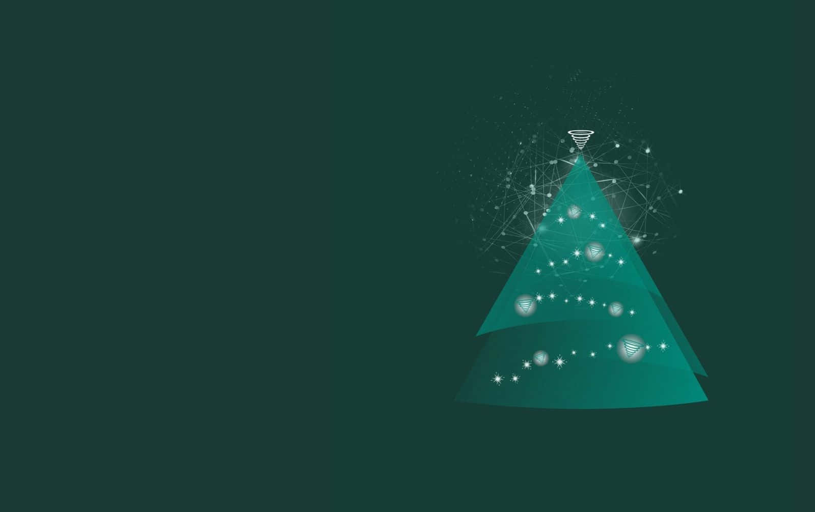 Minimalist Christmas Desktop Big Tree