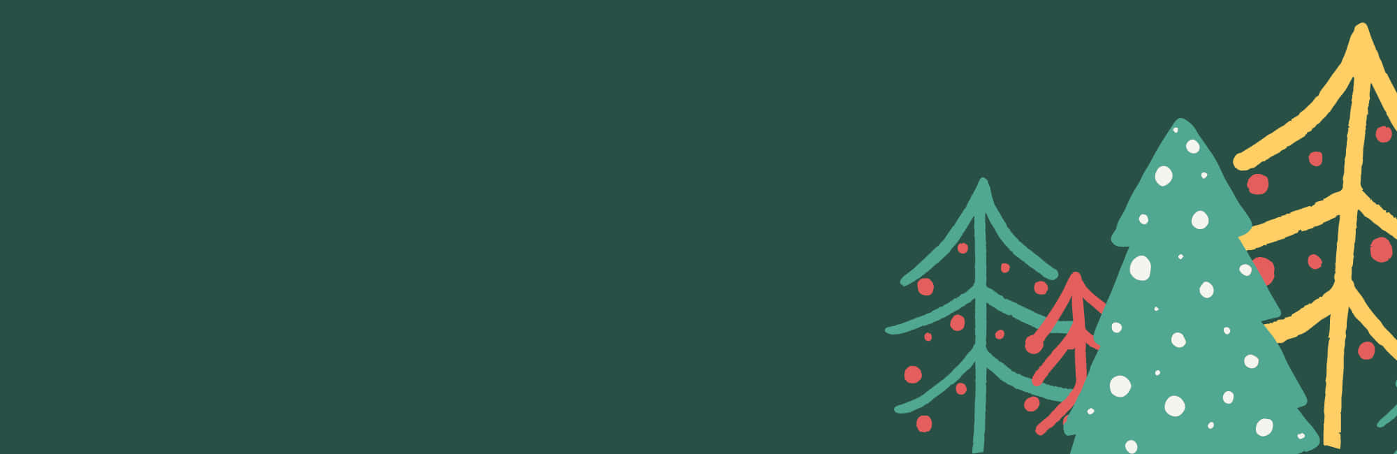 Minimalist Christmas Desktop Group Of Trees