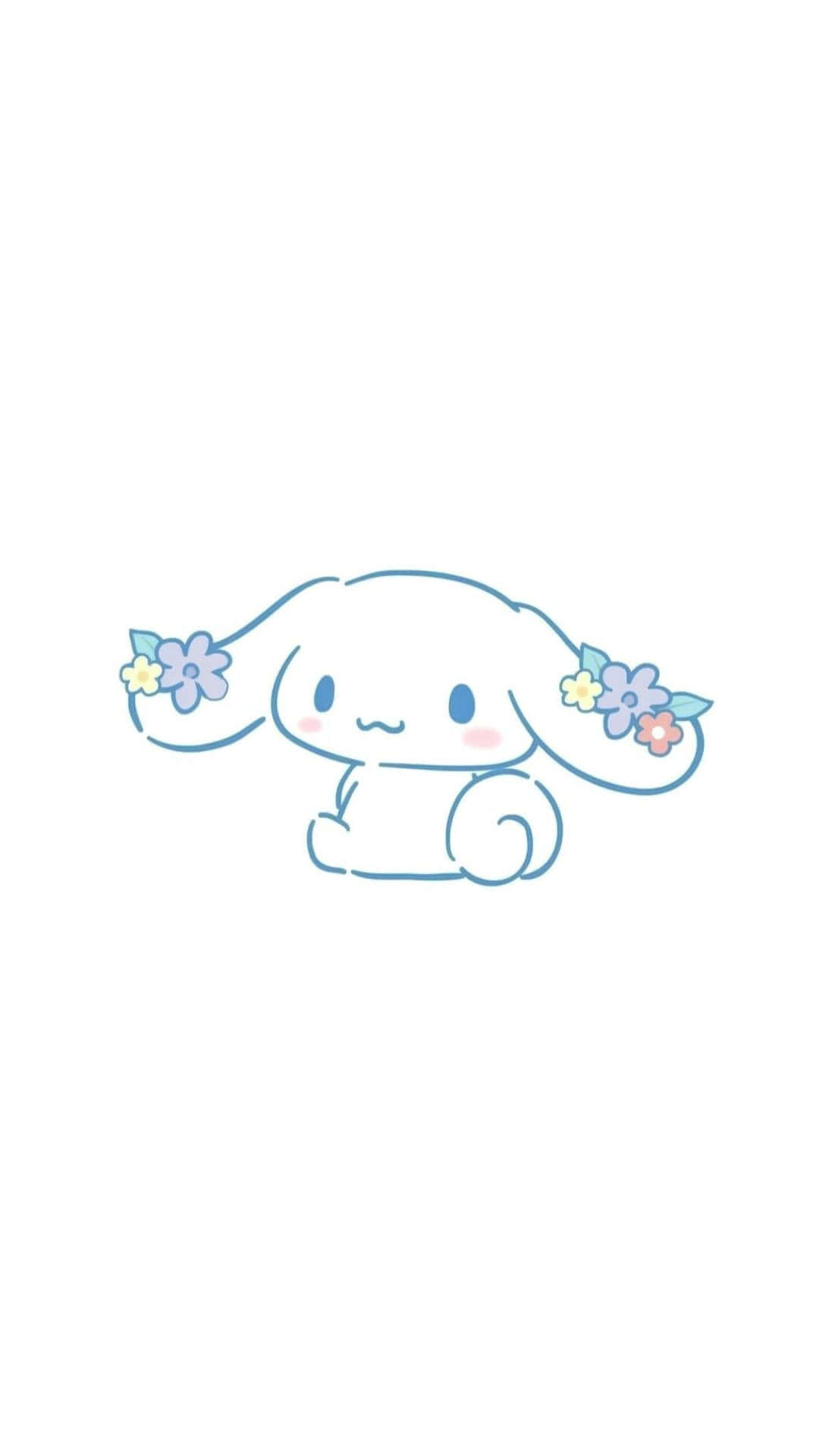 Minimalist Cinnamoroll Sanrio Background