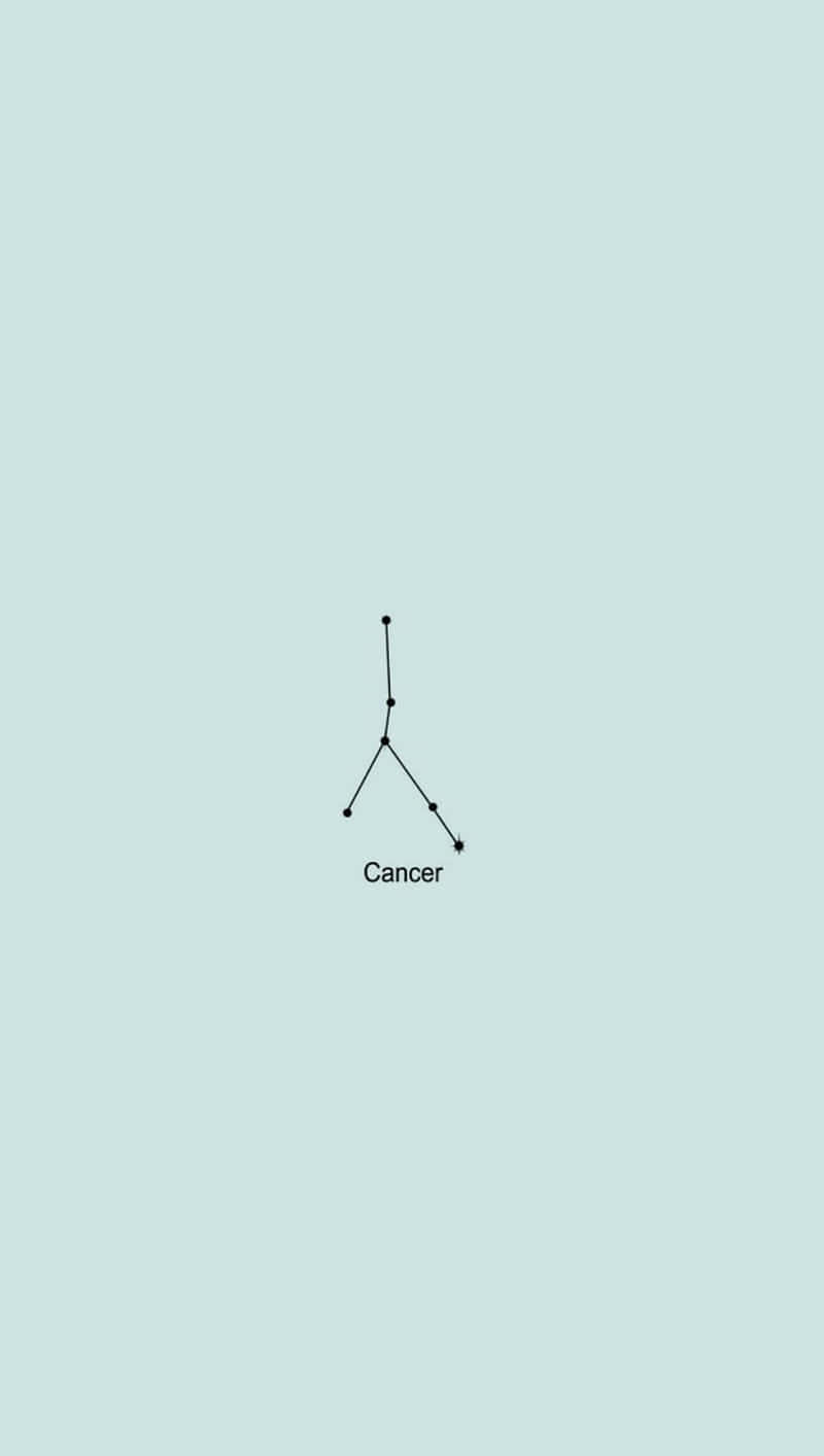 Minimalist Cute Cancer Zodiac Sign