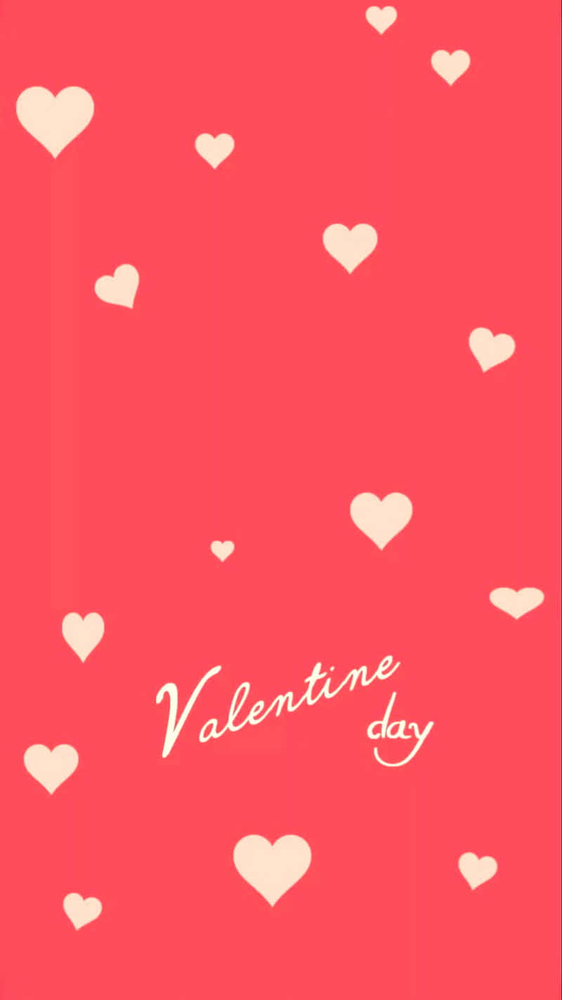 Minimalist Cute Valentines Day Illustration Background