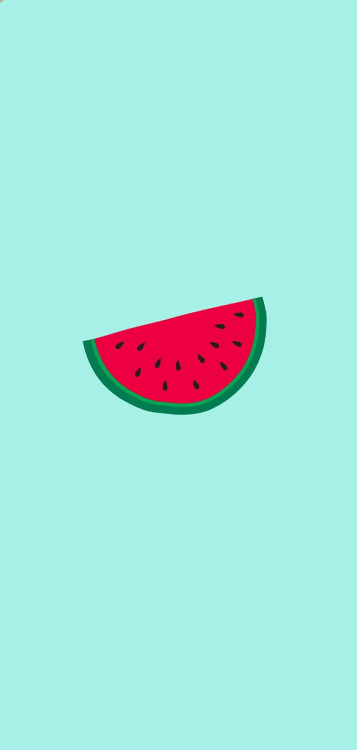 Minimalist Cute Watermelon Phone Art