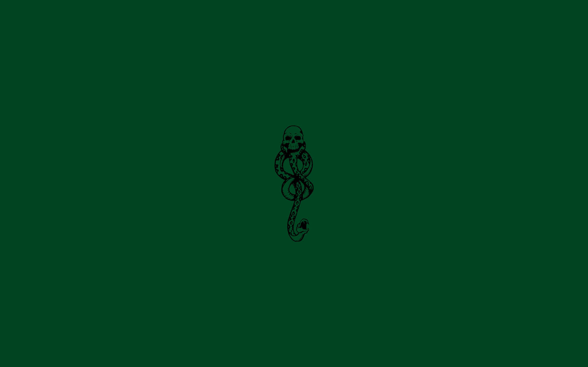 Minimalist Dark Mark Harry Potter Background