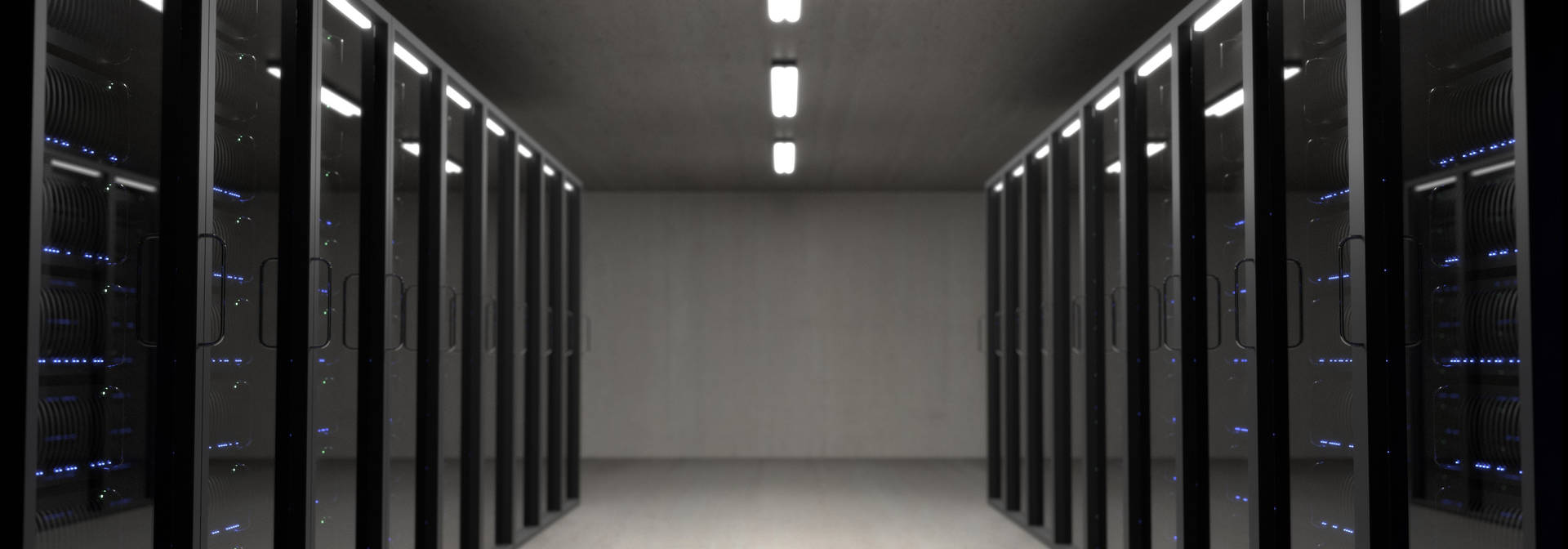 Minimalist Data Center Interior