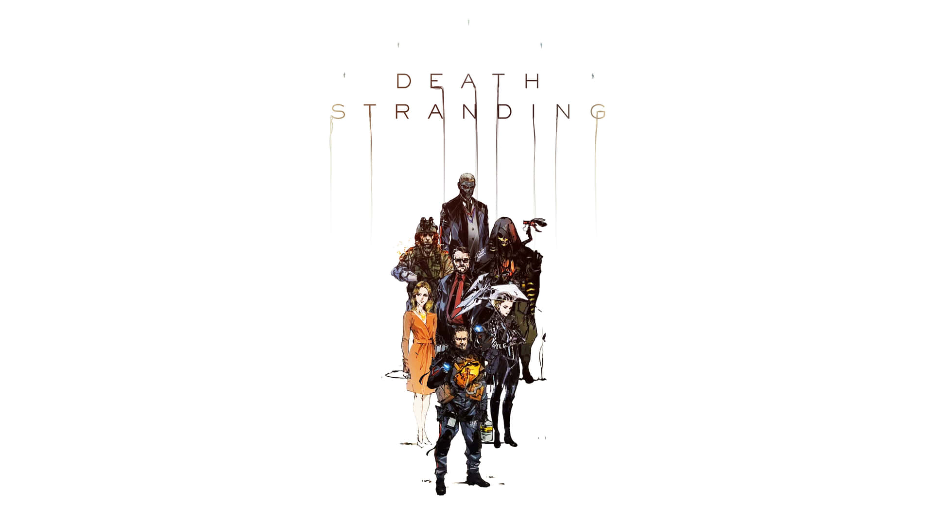 Minimalist Death Stranding Desktop