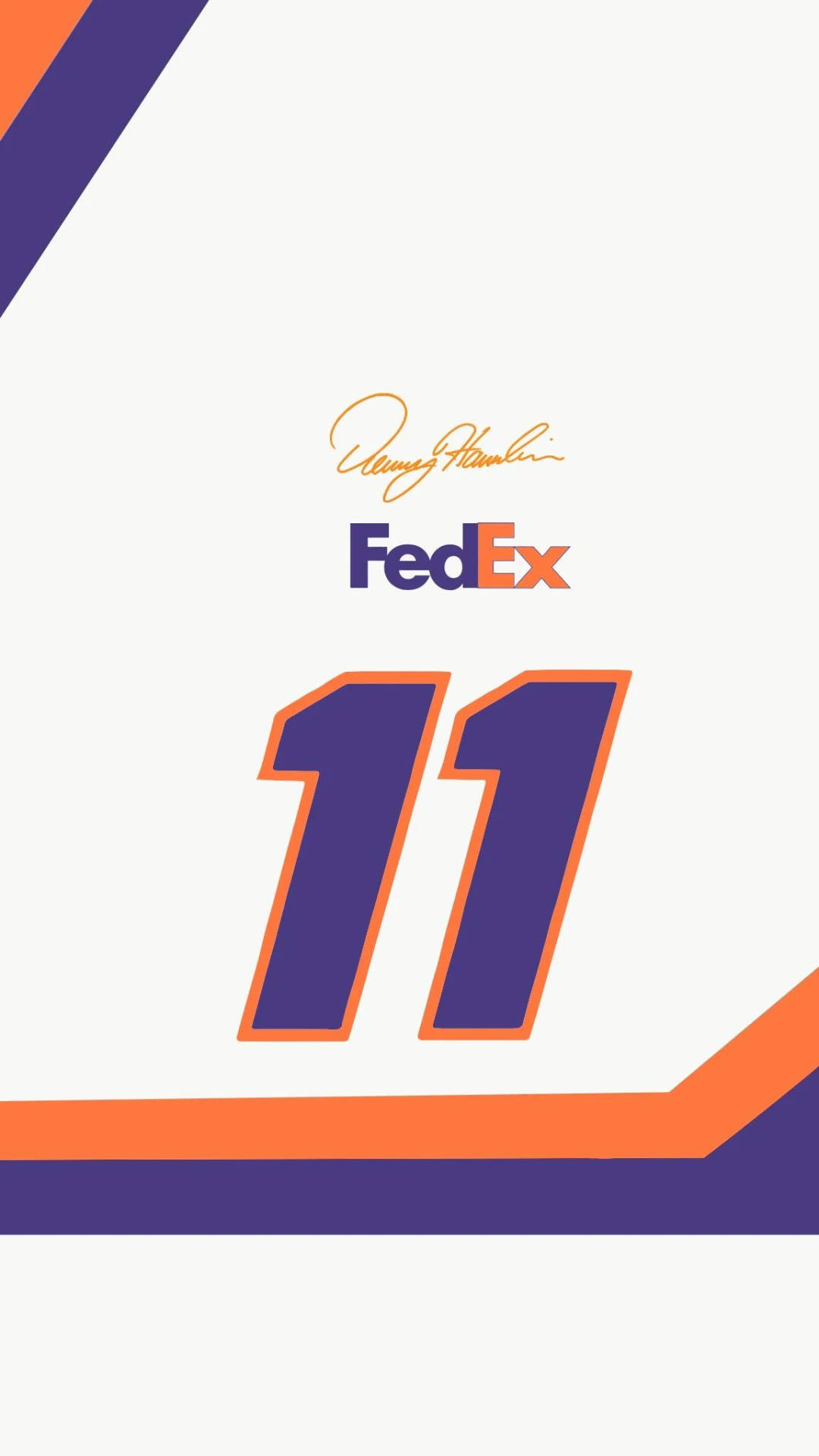 Minimalist Denny Hamlin Fedex 11