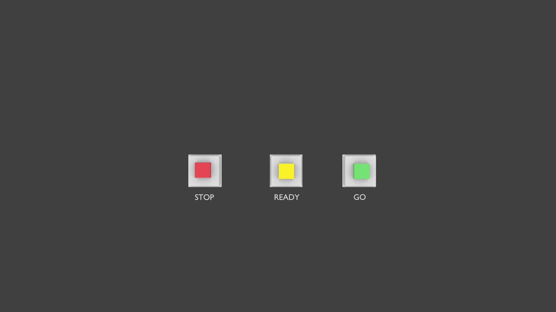 Minimalist Desktop Stop Ready Go Background