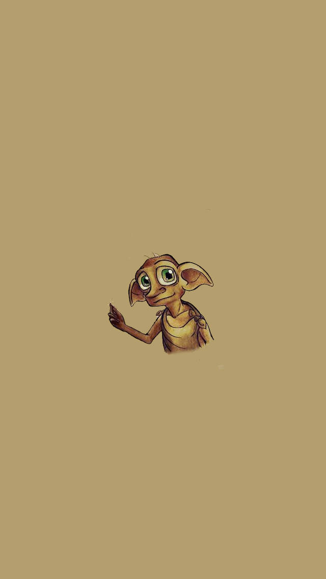 Minimalist Dobby From Harry Potter Illustration