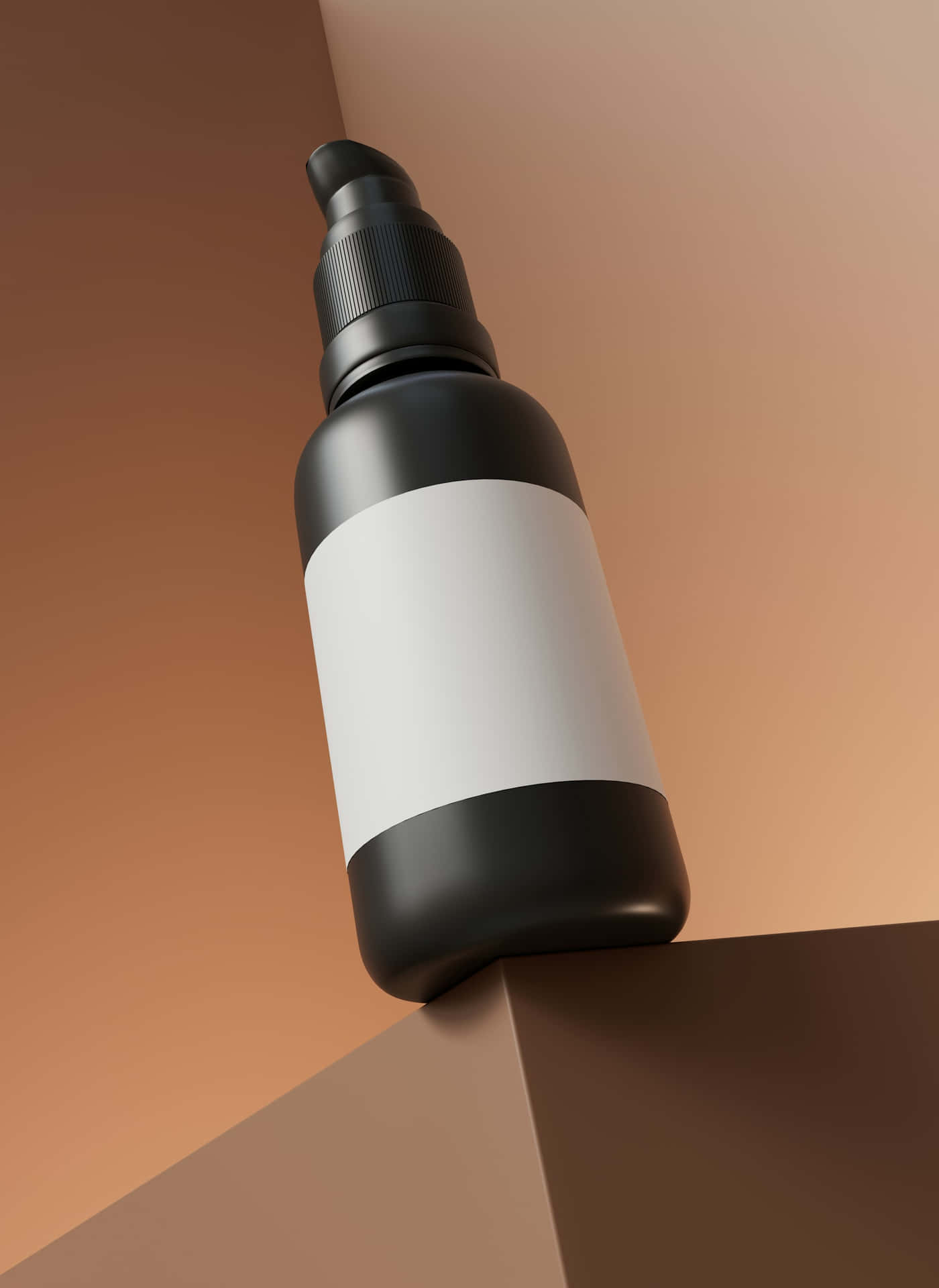 Minimalist Dropper Bottle Mockup Background