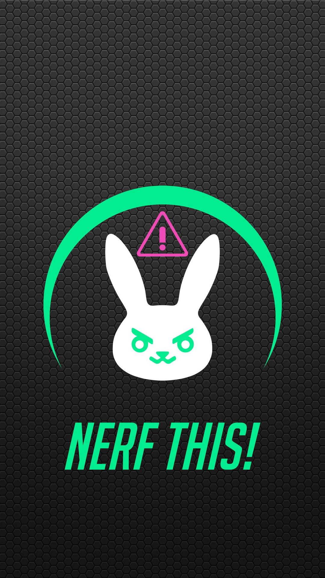 Minimalist Dva Bunny Logo Background