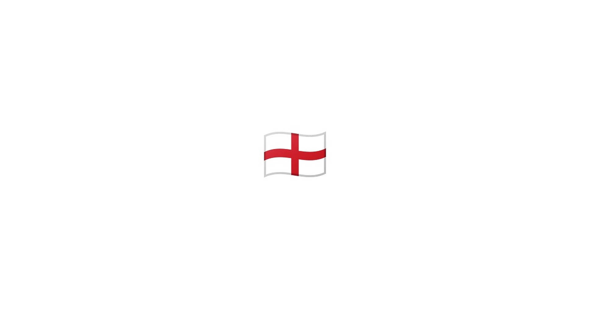 Minimalist England Flag