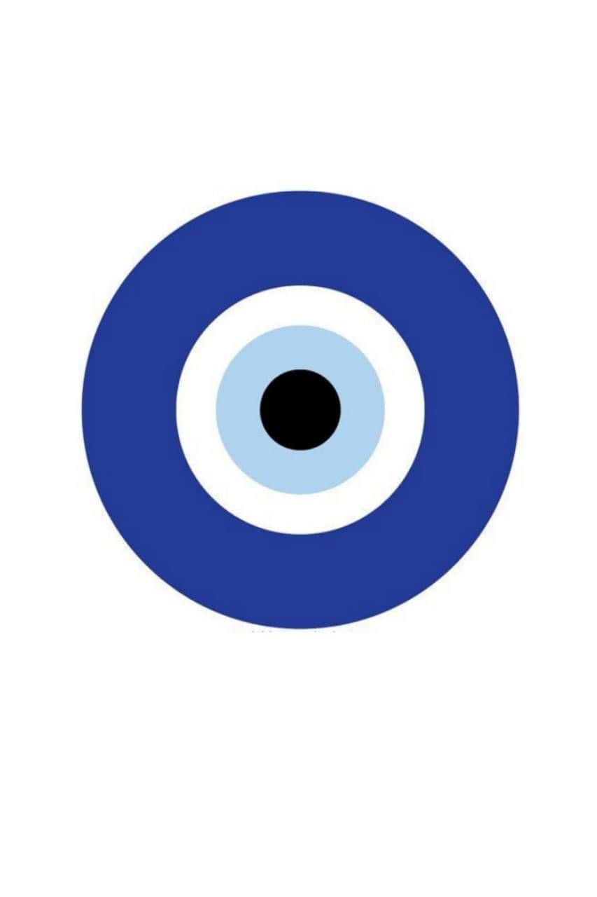 Minimalist Evil Eye Iphone Background
