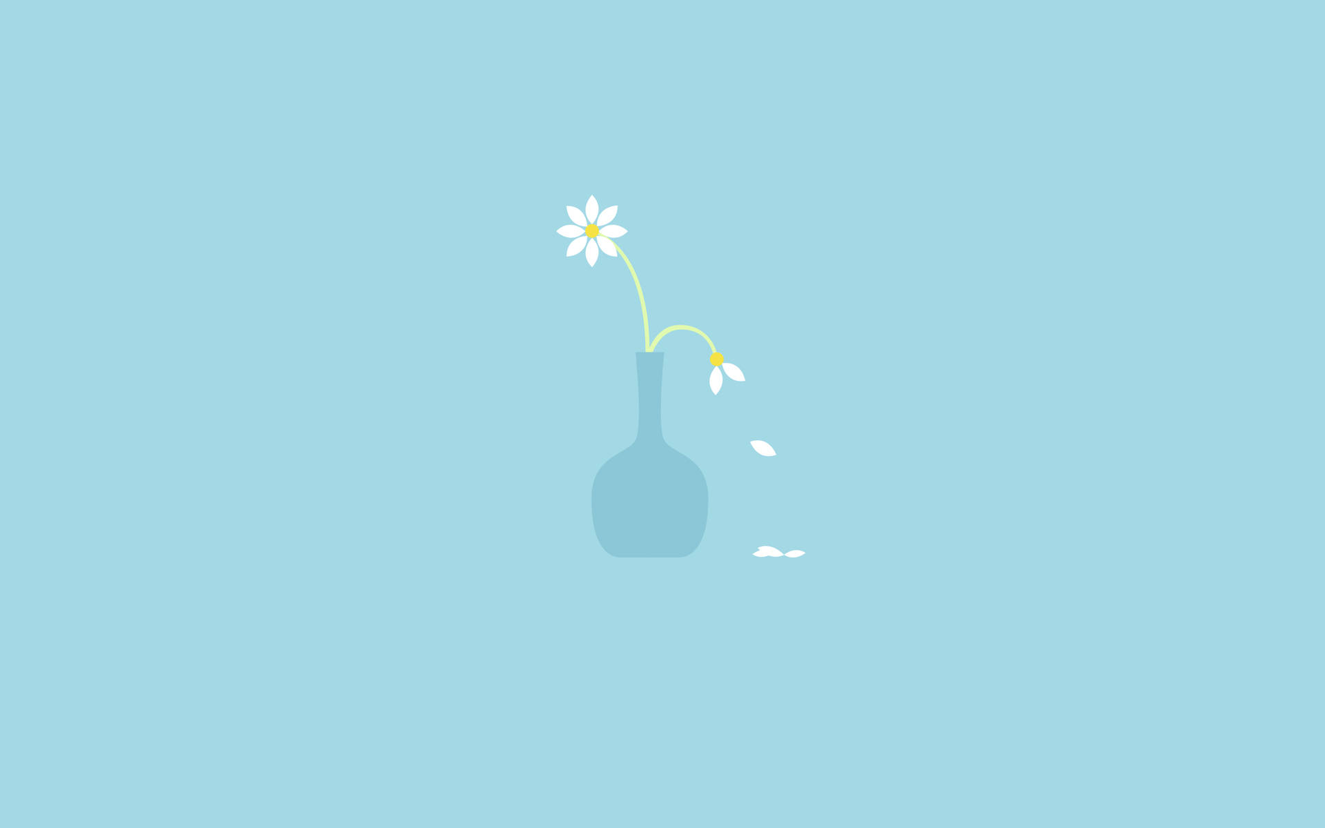 Minimalist Flower Computer Vase