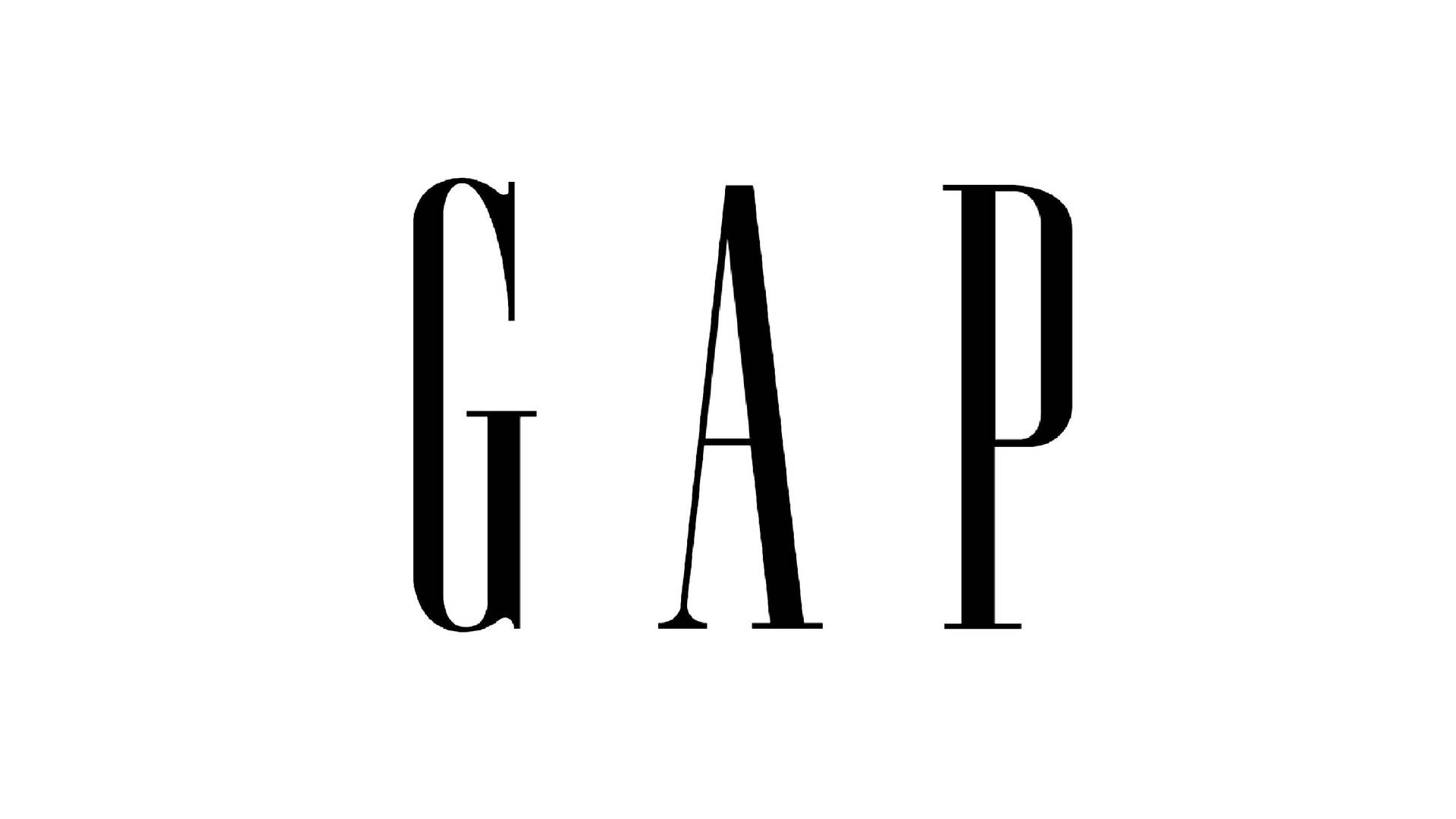 Minimalist Gap Branding Background