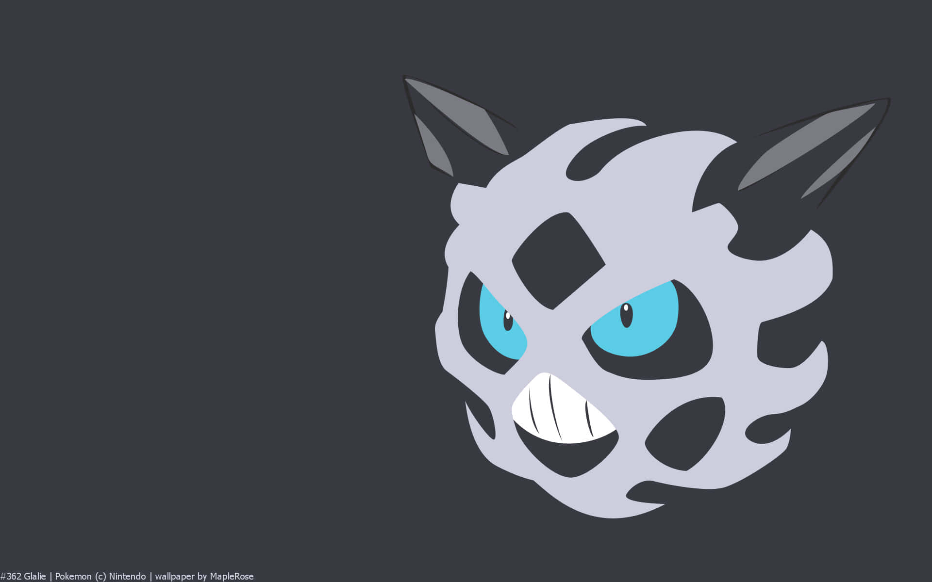Minimalist Glalie With Black Backdrop Background