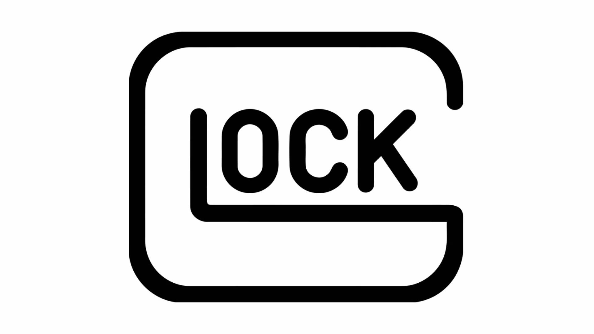 Minimalist Glock Icon Logo Background