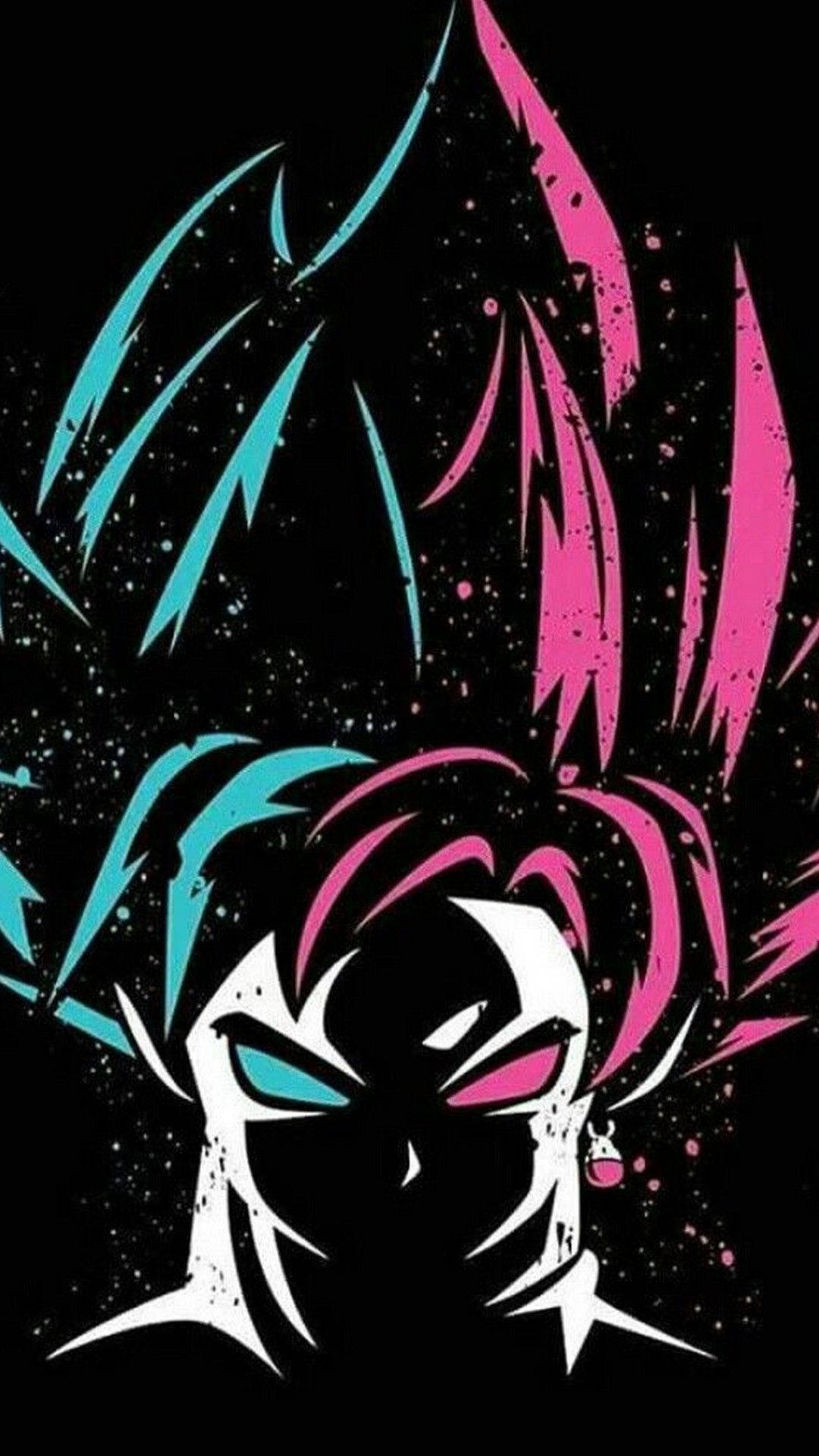 Minimalist Goku Black Background