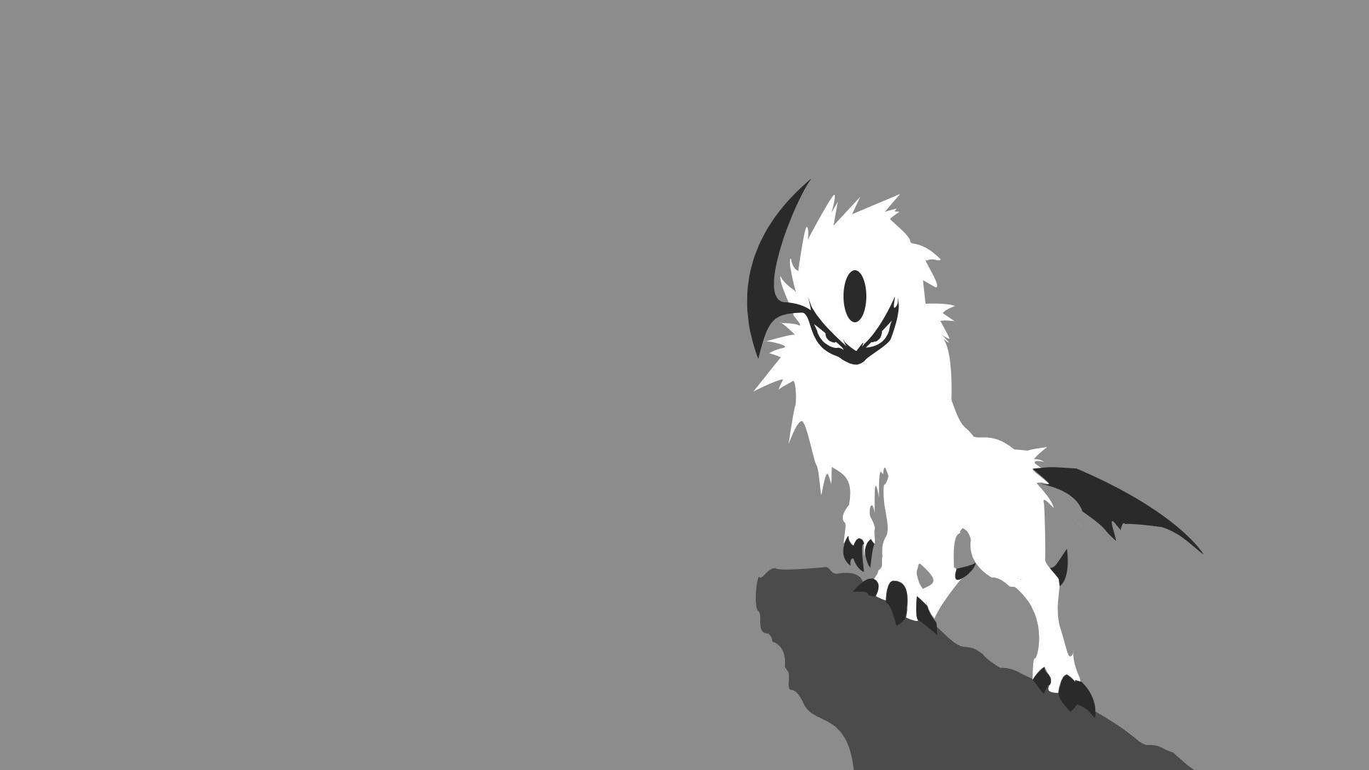 Minimalist Gray Absol