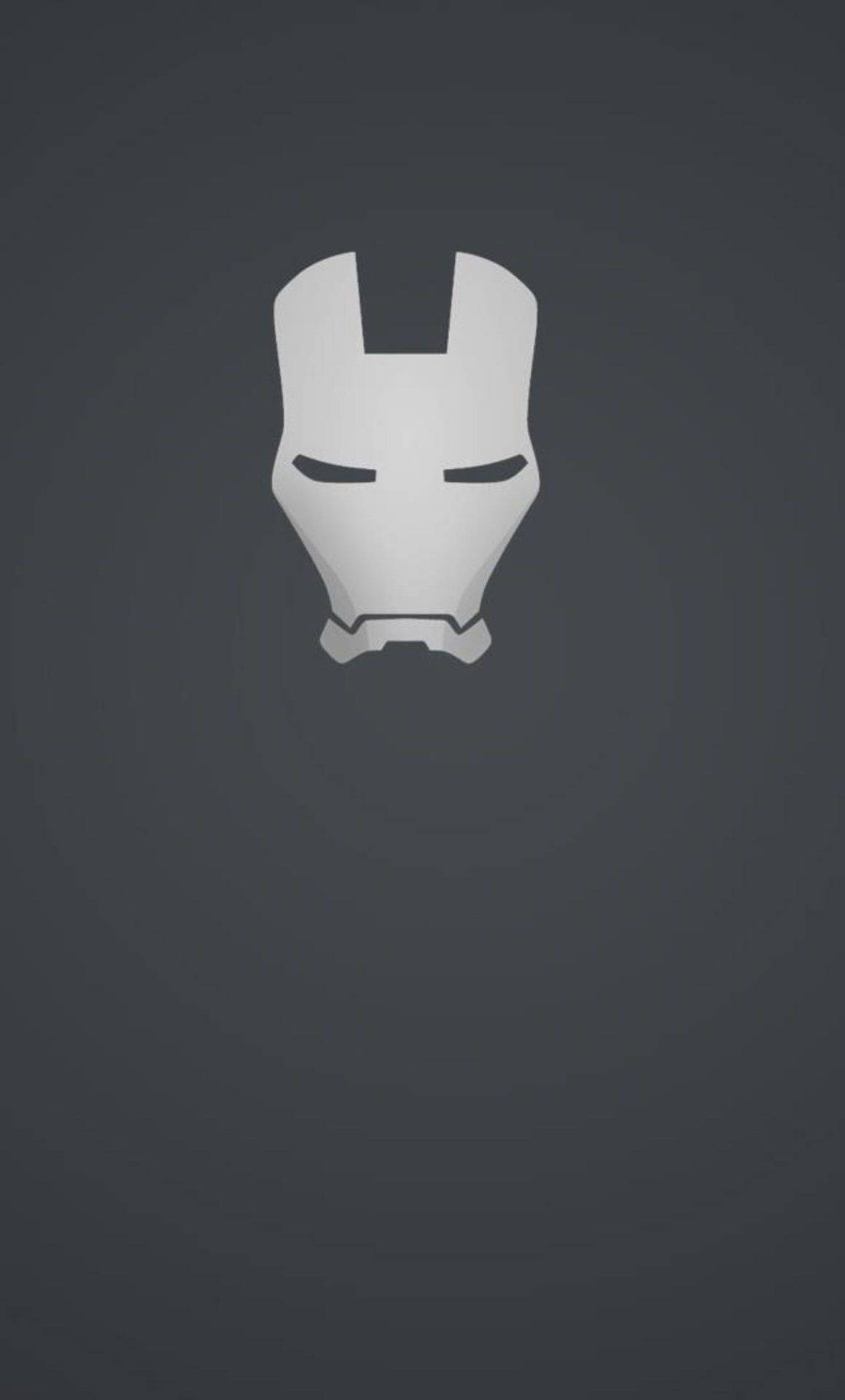 Minimalist Grey Iron Man Iphone Background