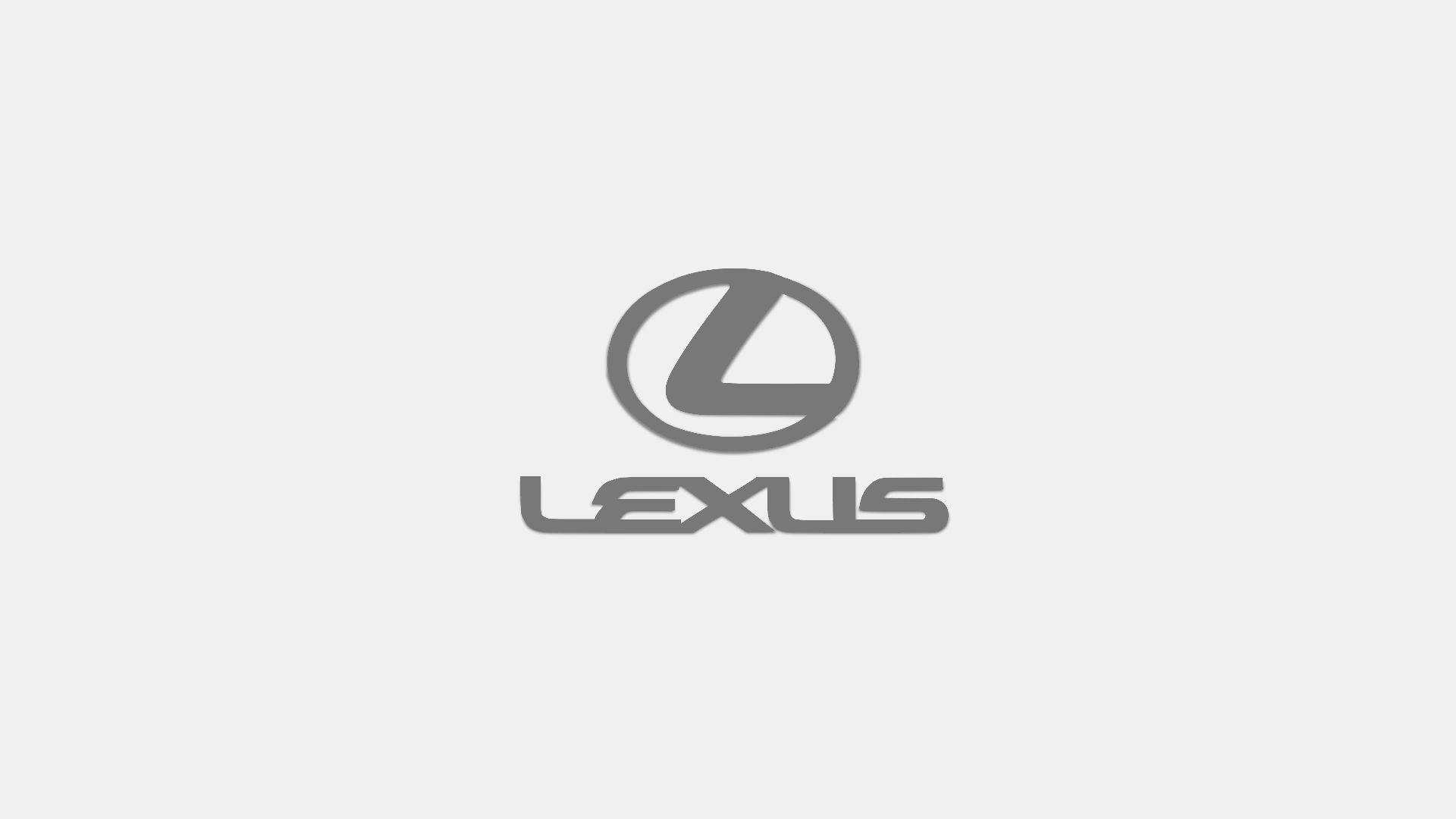 Minimalist Grey Lexus Logo Background