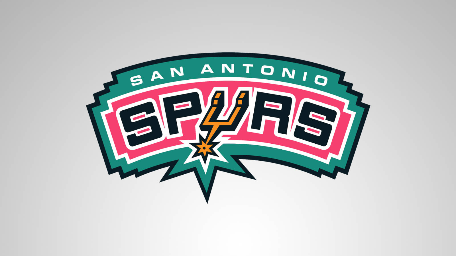 Minimalist Grey San Antonio Spurs Logo