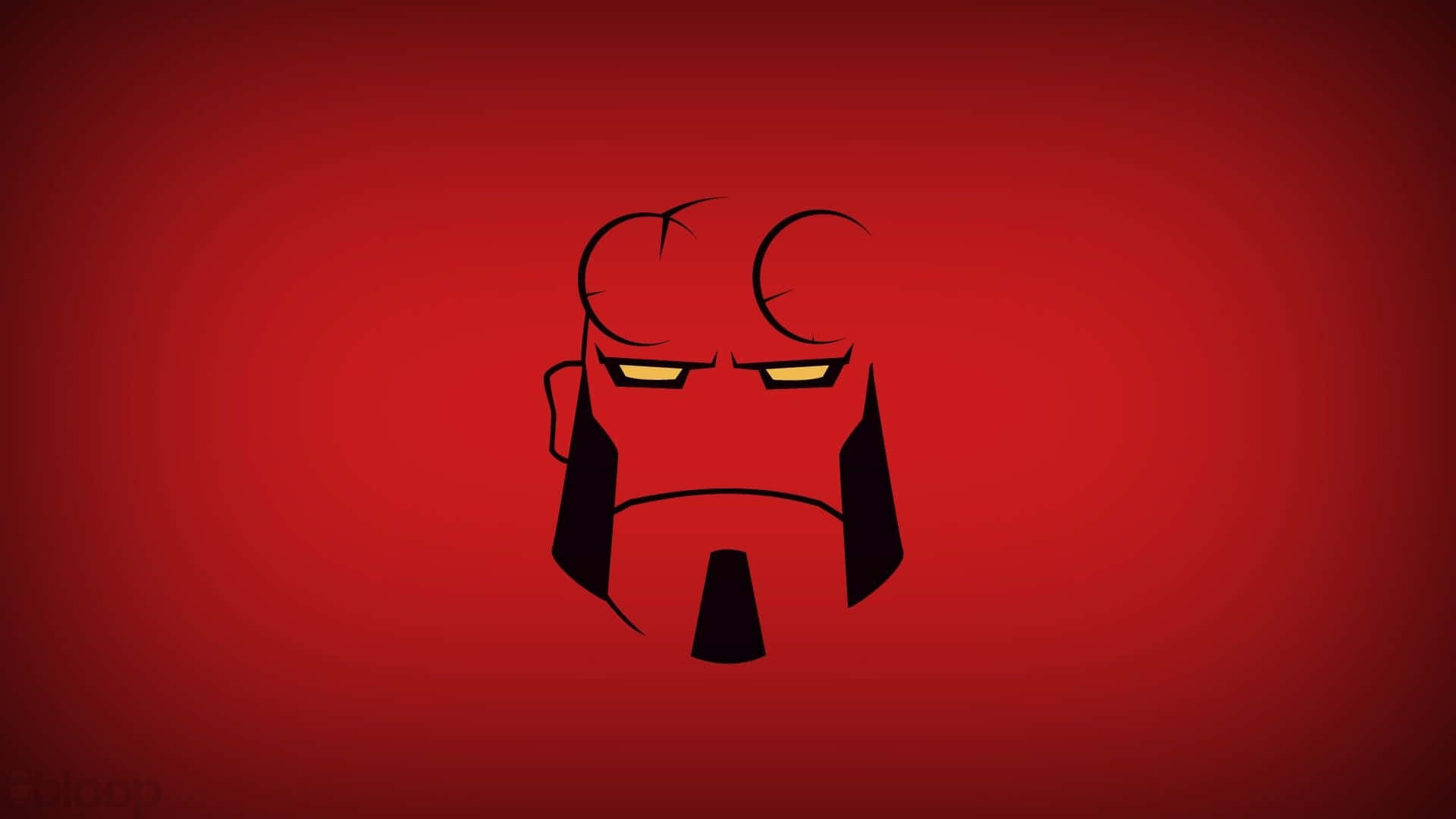 Minimalist Hellboy Artwork