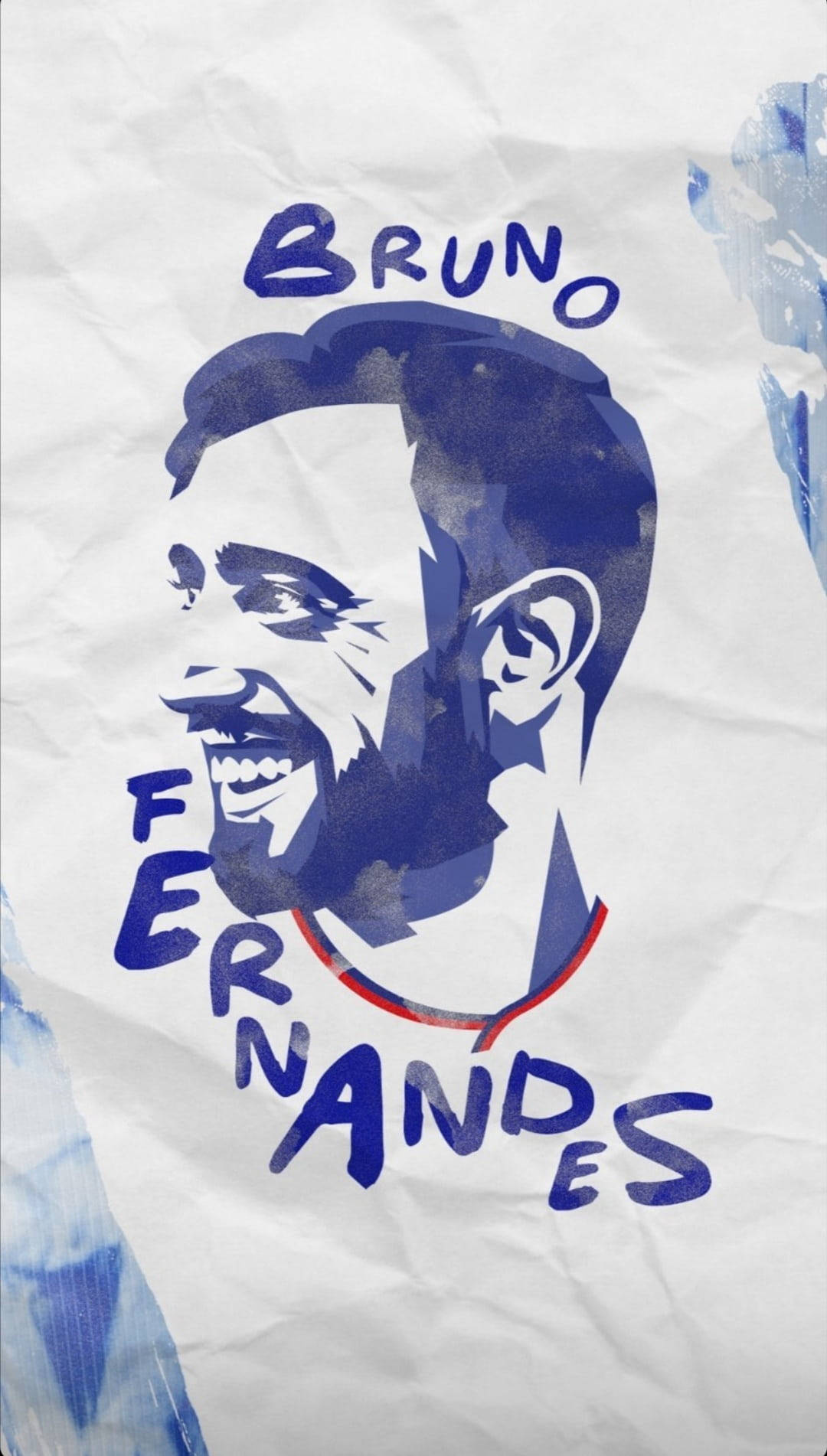 Minimalist Icon Bruno Fernandes Background