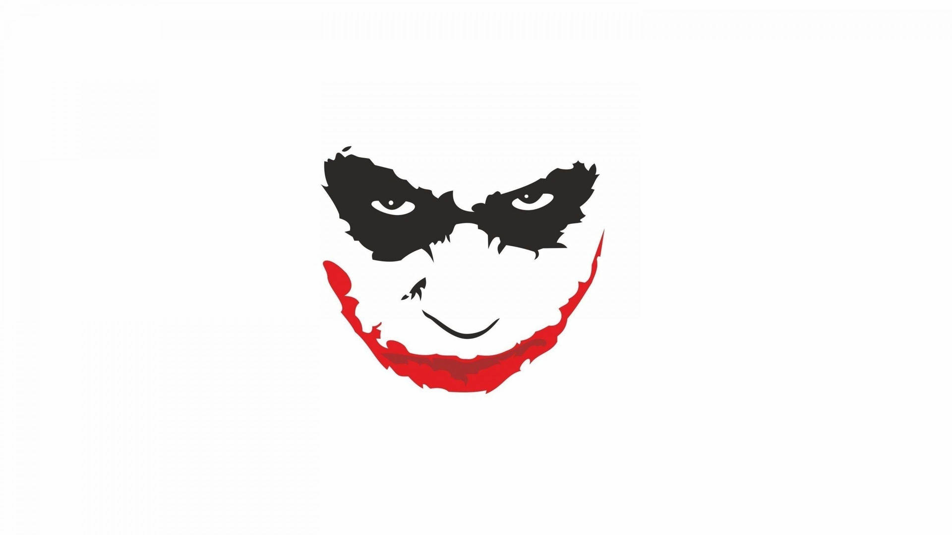 Minimalist Joker Mad Smile Background