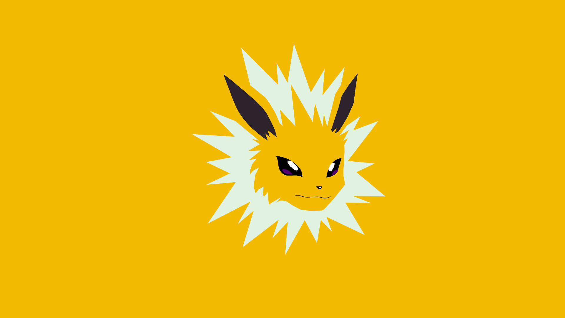 Minimalist Jolteon Head Background