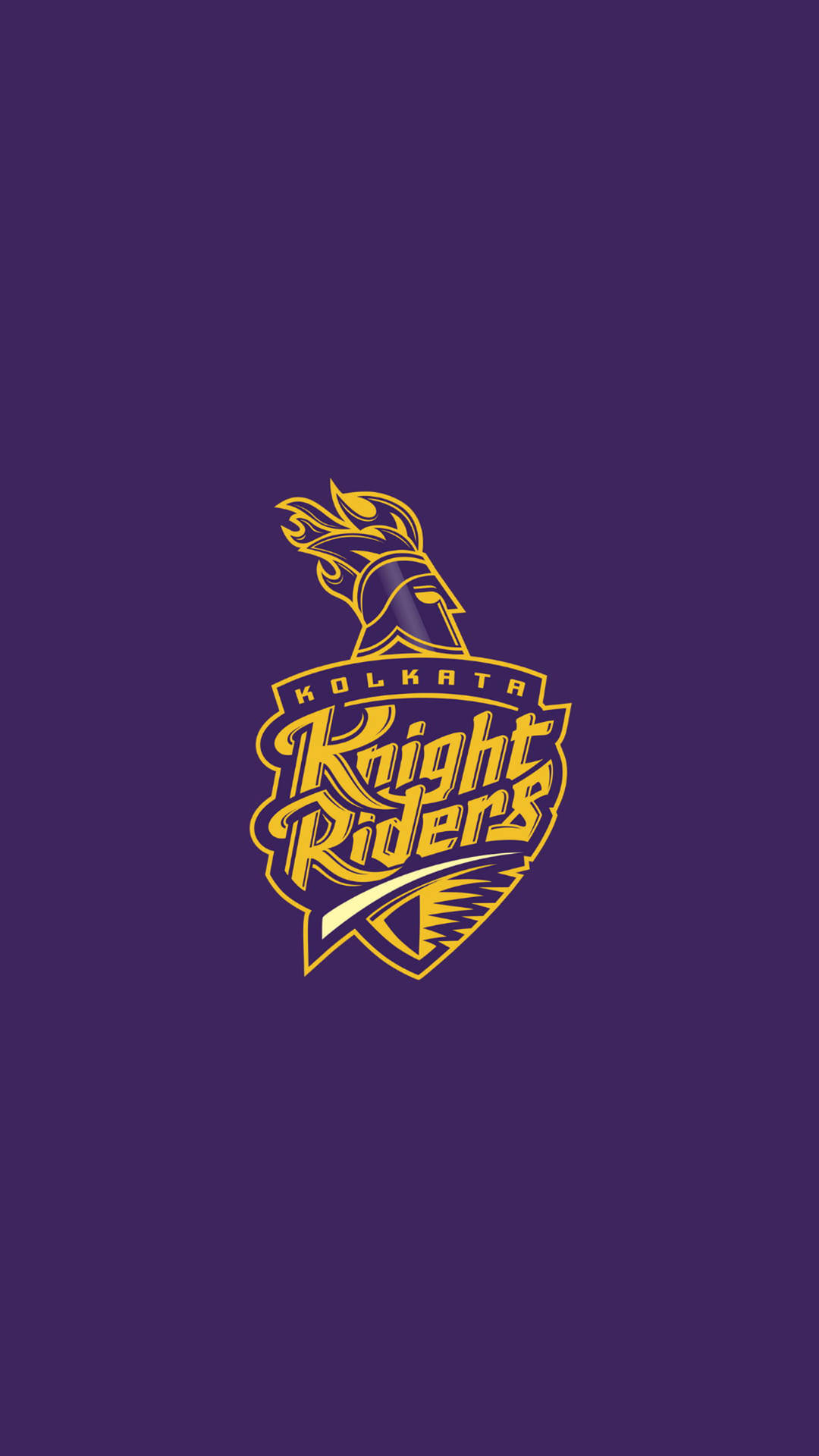 Minimalist Kolkata Knight Riders Background
