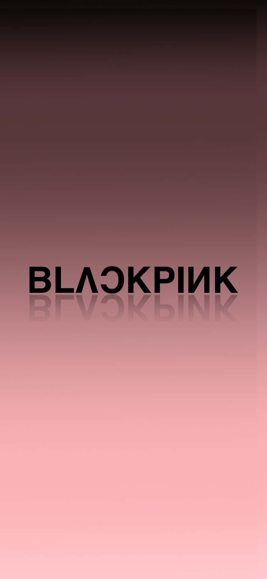 Minimalist Logo Black And Pink Iphone Background
