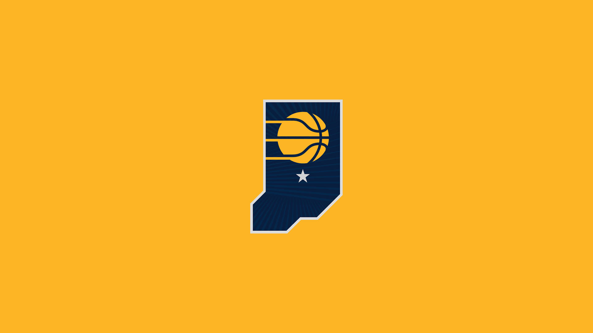 Minimalist Logo Of The Indiana Pacers Background