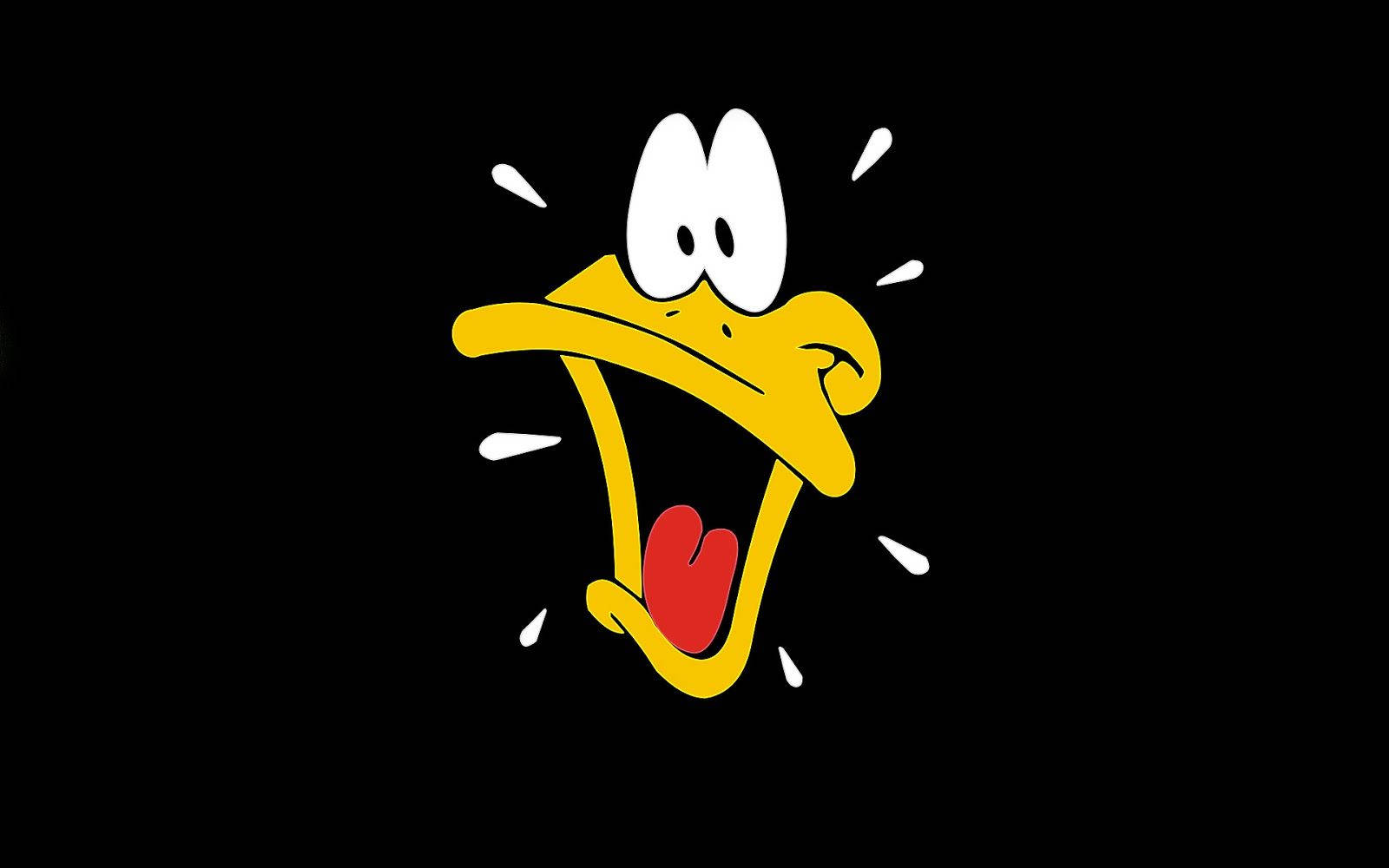 Minimalist Looney Tunes Daffy Duck Background
