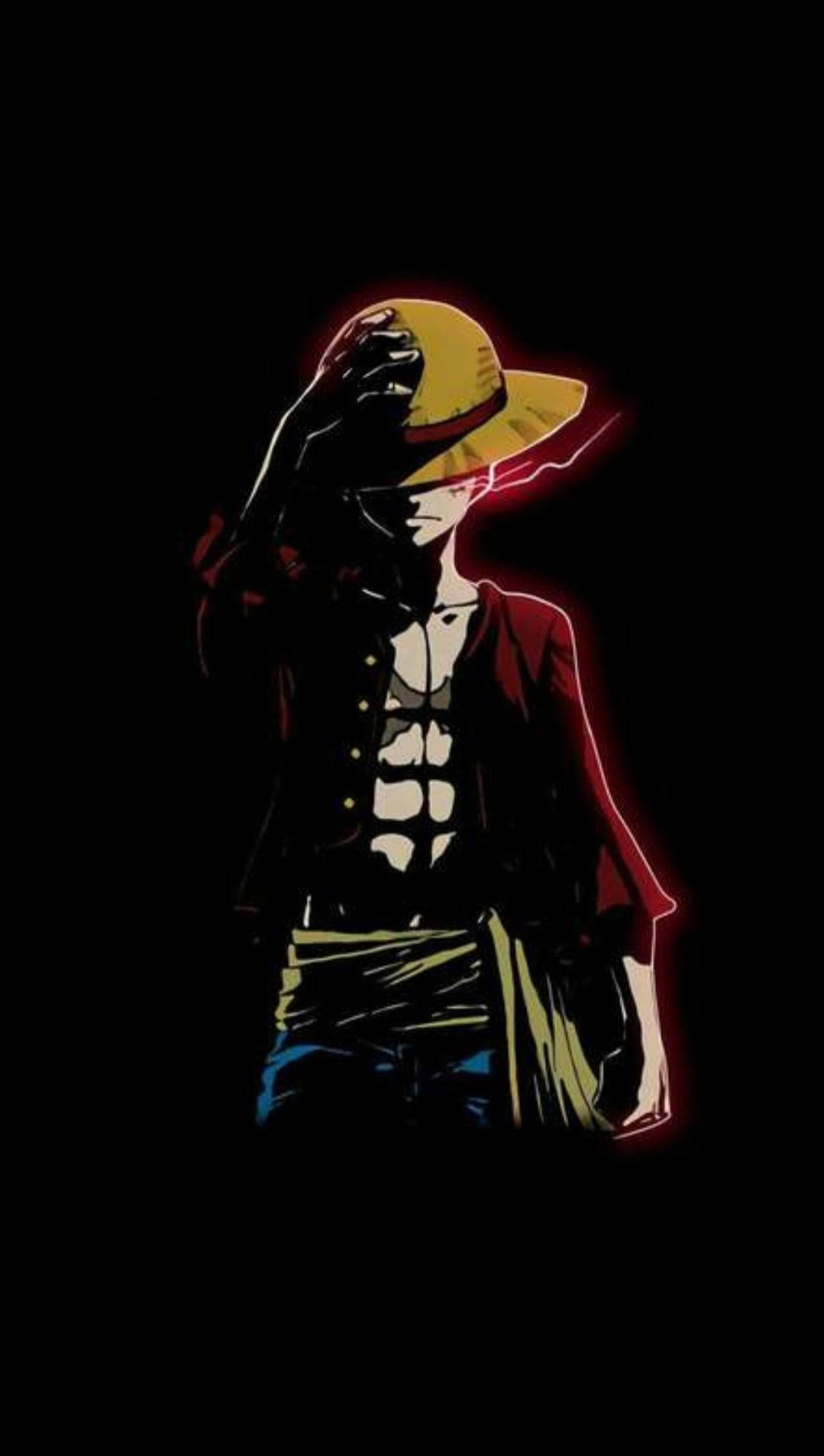 Minimalist Luffy Aesthetic Background