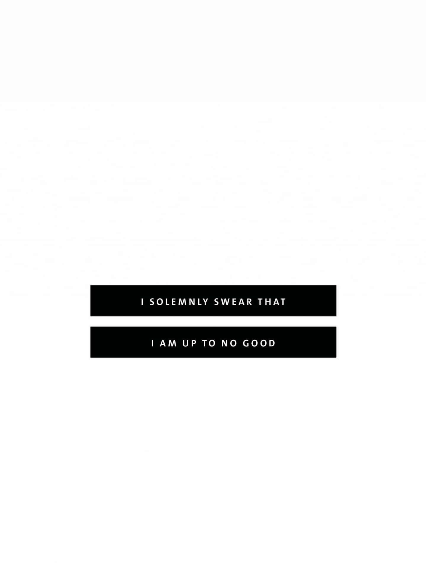 Minimalist Marauders Map Phrase Background
