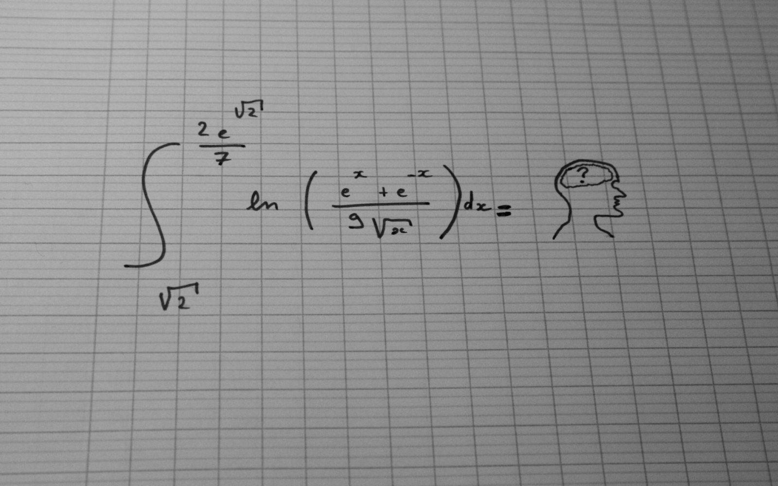 Minimalist Math Equation Background