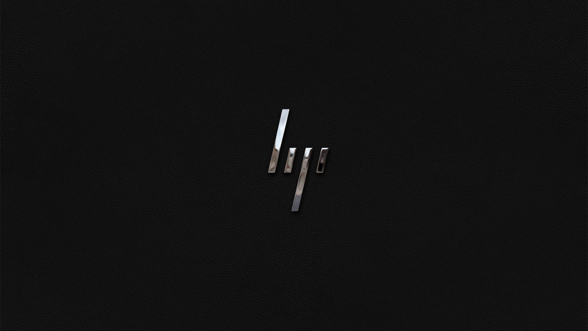 Minimalist Metal Hp Laptop Logo Background