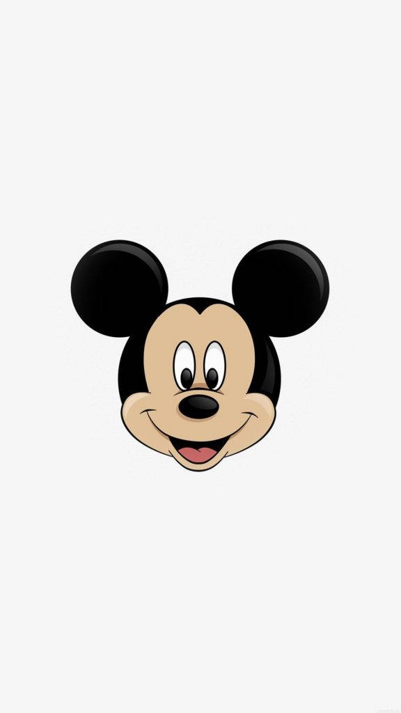 Minimalist Mickey Mouse Disney Iphone Background