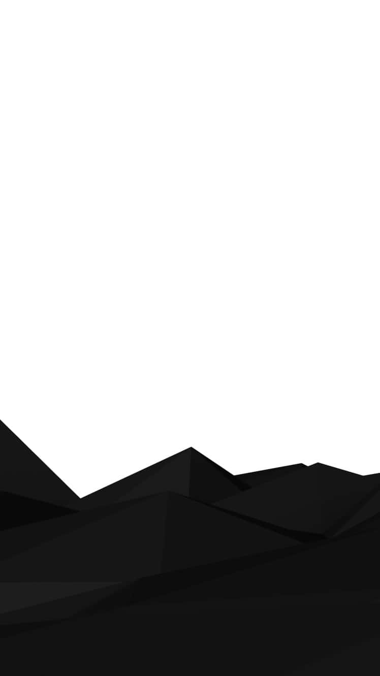Minimalist Monochrome In Black And White Background