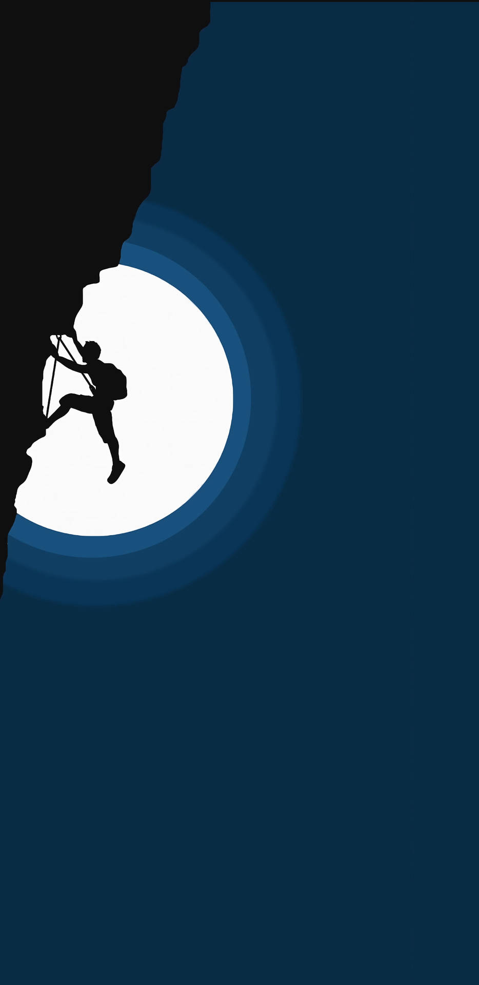 Minimalist Motivational Climbing Background