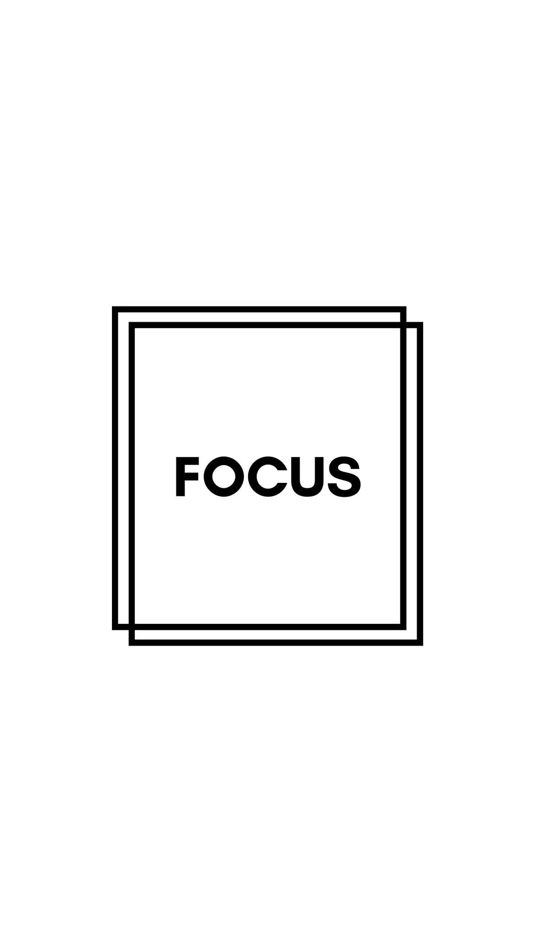 Minimalist Motivational Focus Background