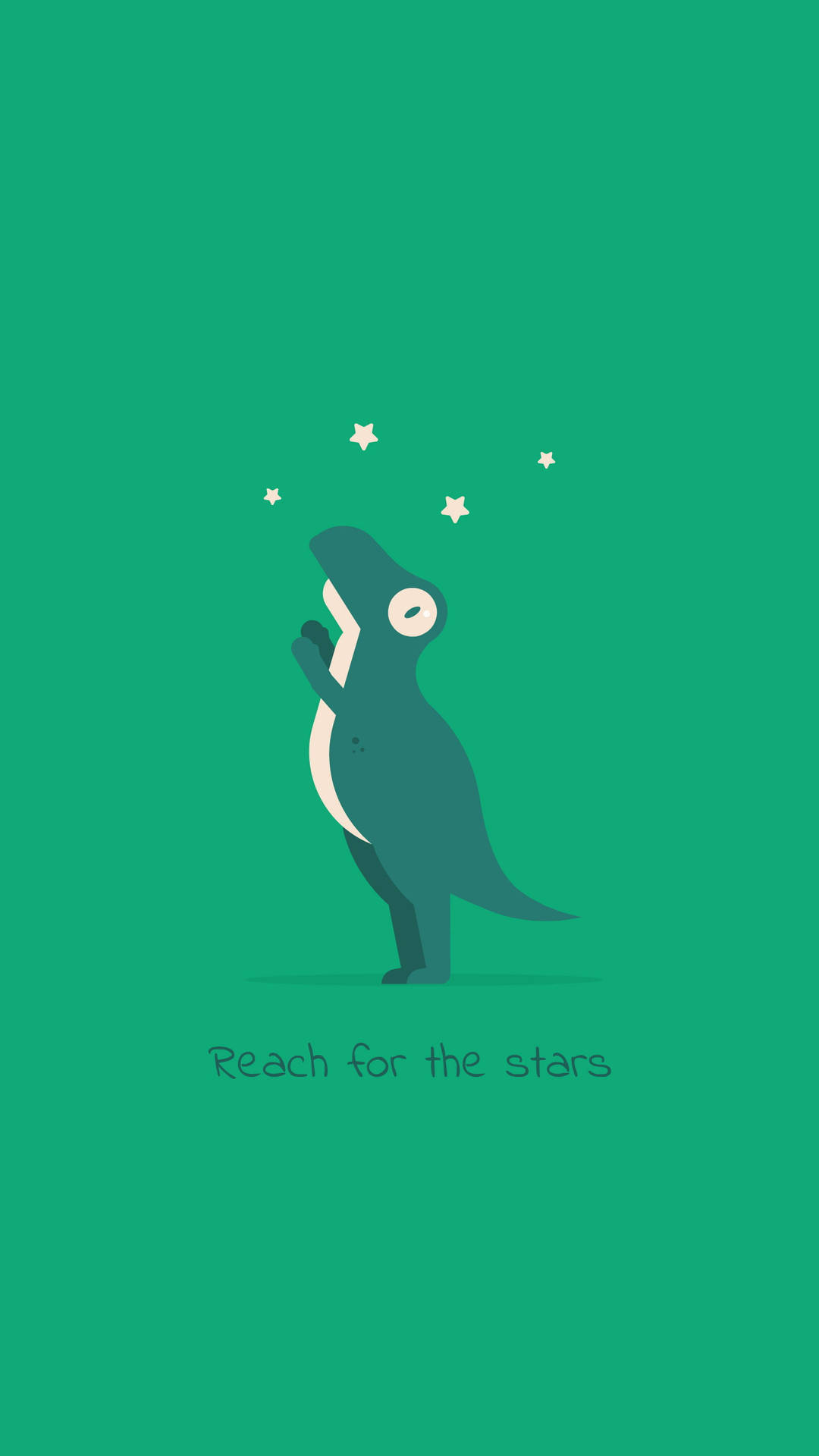 Minimalist Motivational Reach For The Stars Background