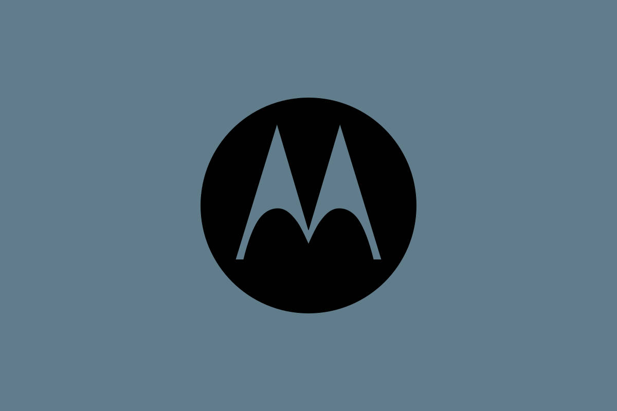 Minimalist Motorola Initial Background